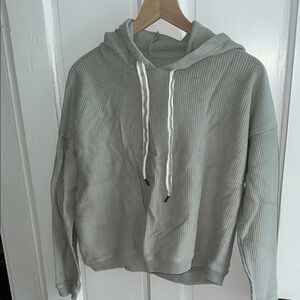 Aerie medium cord hooded sweatshirt